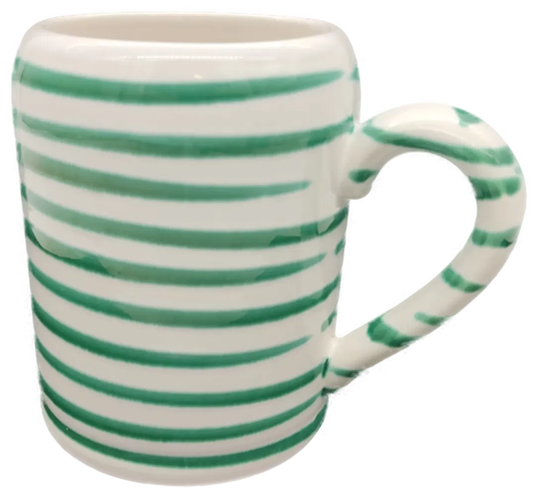 Gmundner Keramik Bierkrug 0,3l grün geflammt - Bild 4