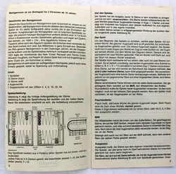 Backgammon Schmidt International – Komplettes Brettspiel ca. 36 x 26,5 cm, Vintage - Bild 4