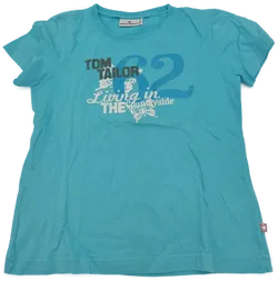 Tom Tailor Kinder Shirt türkis Gr. M (152) - Bild 1