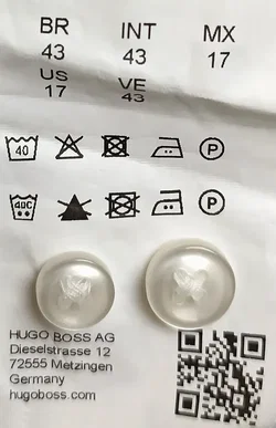 Hugo Boss Herrenhemd gemustert Gr. XL - Bild 4