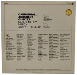 Vinyl Cannonball Adderley Quintet — Live At The Club | Club-Atmosphäre - Bild 2