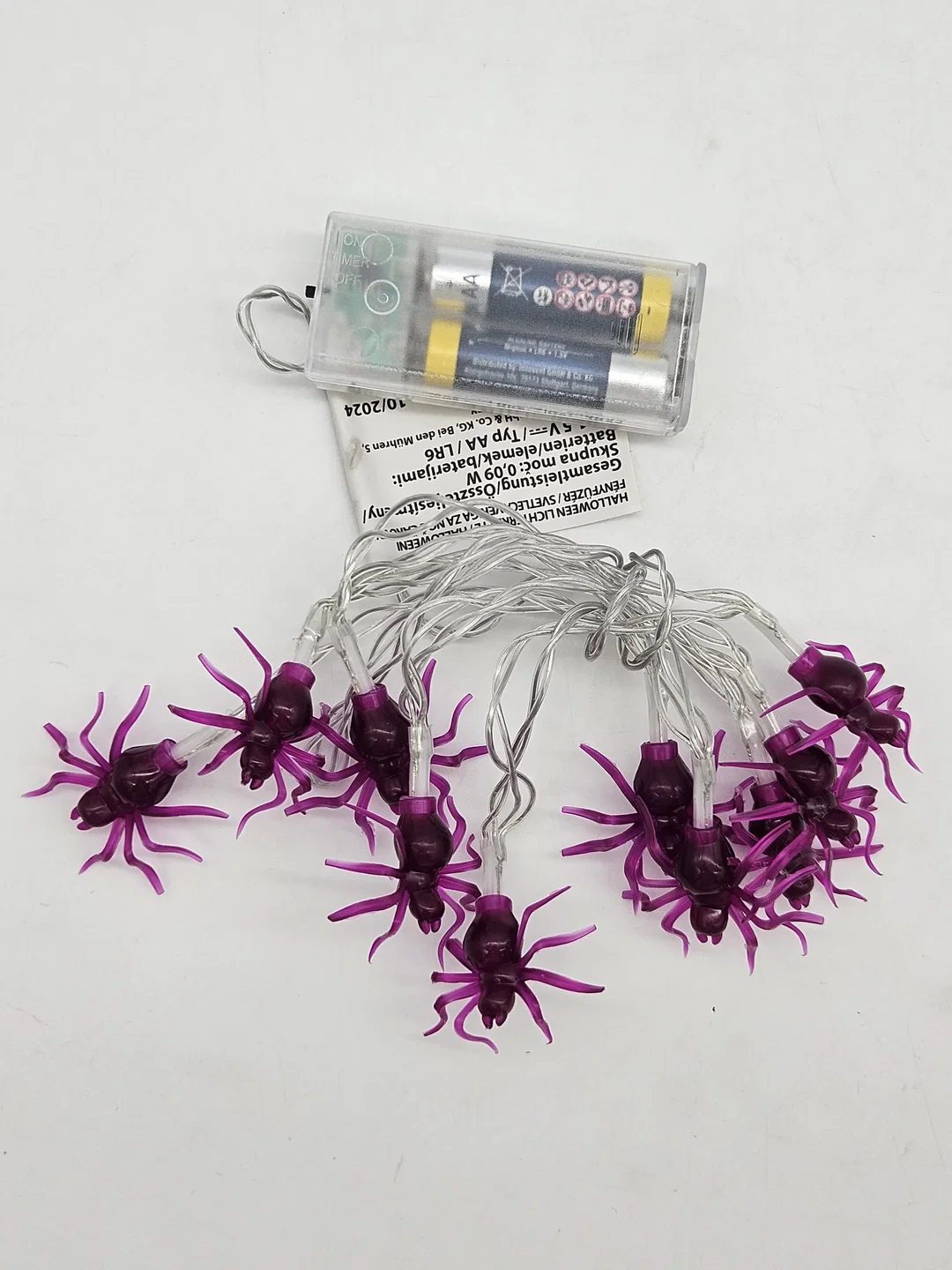 LED-Lichterkette für Halloween #1 " Spinne" – Bild 2