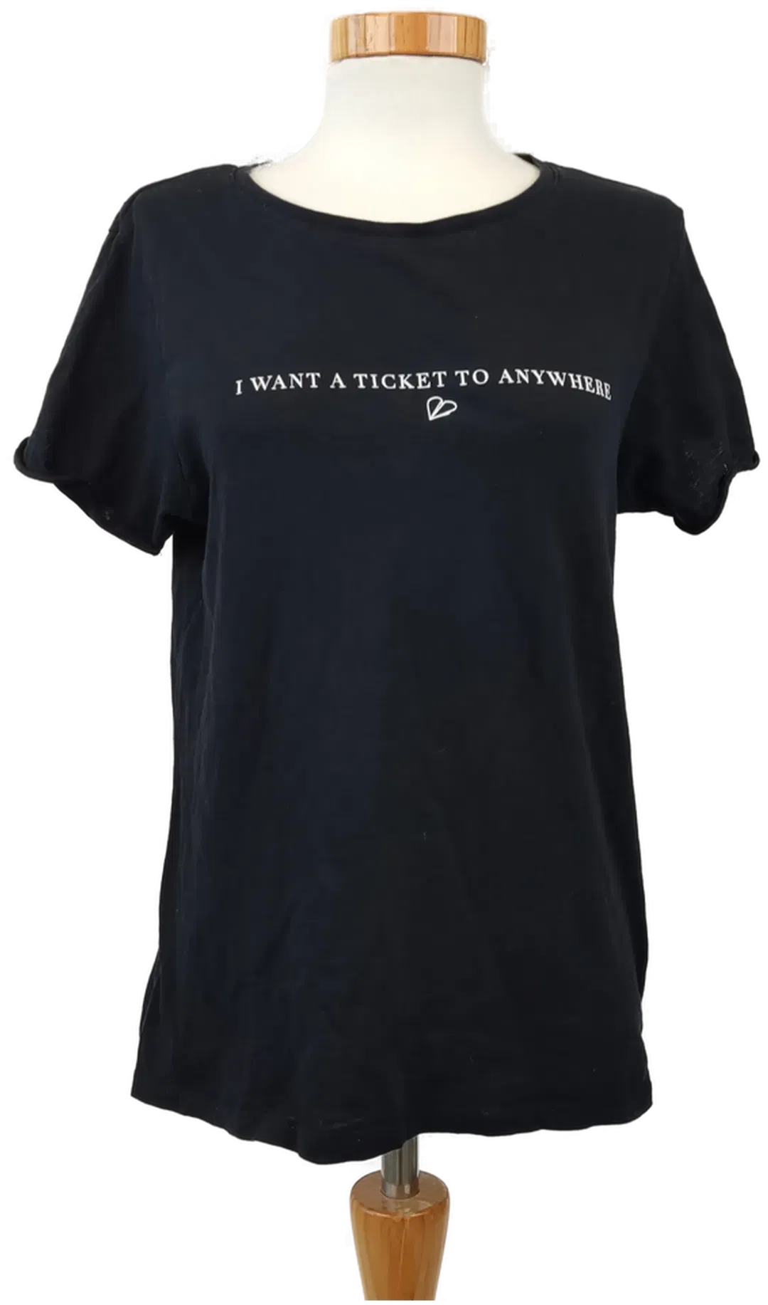 AMISU Damenshirt schwarz - M  - Bild 1