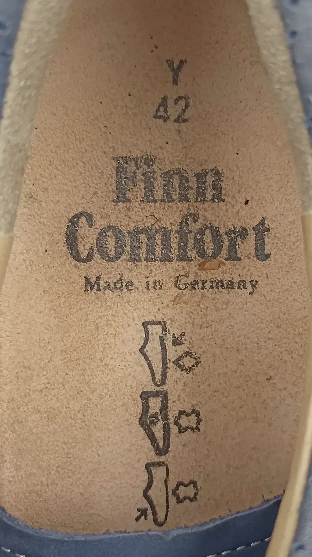 Finn Comfort Damenschuhe blau Gr. Y 42 – Bild 8