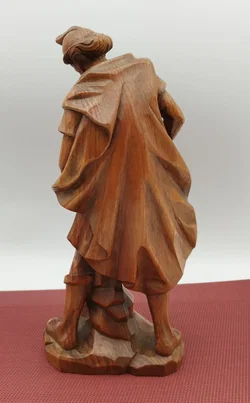 Geschnitzte Holzfigur Hl. Florian | Liebevoll Erhalten - Bild 3