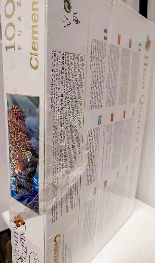 Clementoni High Quality Collection Puzzle „Leopard auf der Erde“ 1000 Teile OVP – Bild 2