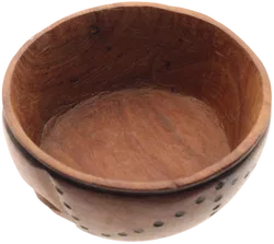 Handgeschnitzte Holzschale mit Gesicht – Afrikanische Kunst – Ø 20 cm - Bild 2