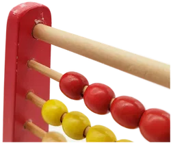 Abakus Rechenmaschine Holz | Nostalgie - Bild 3