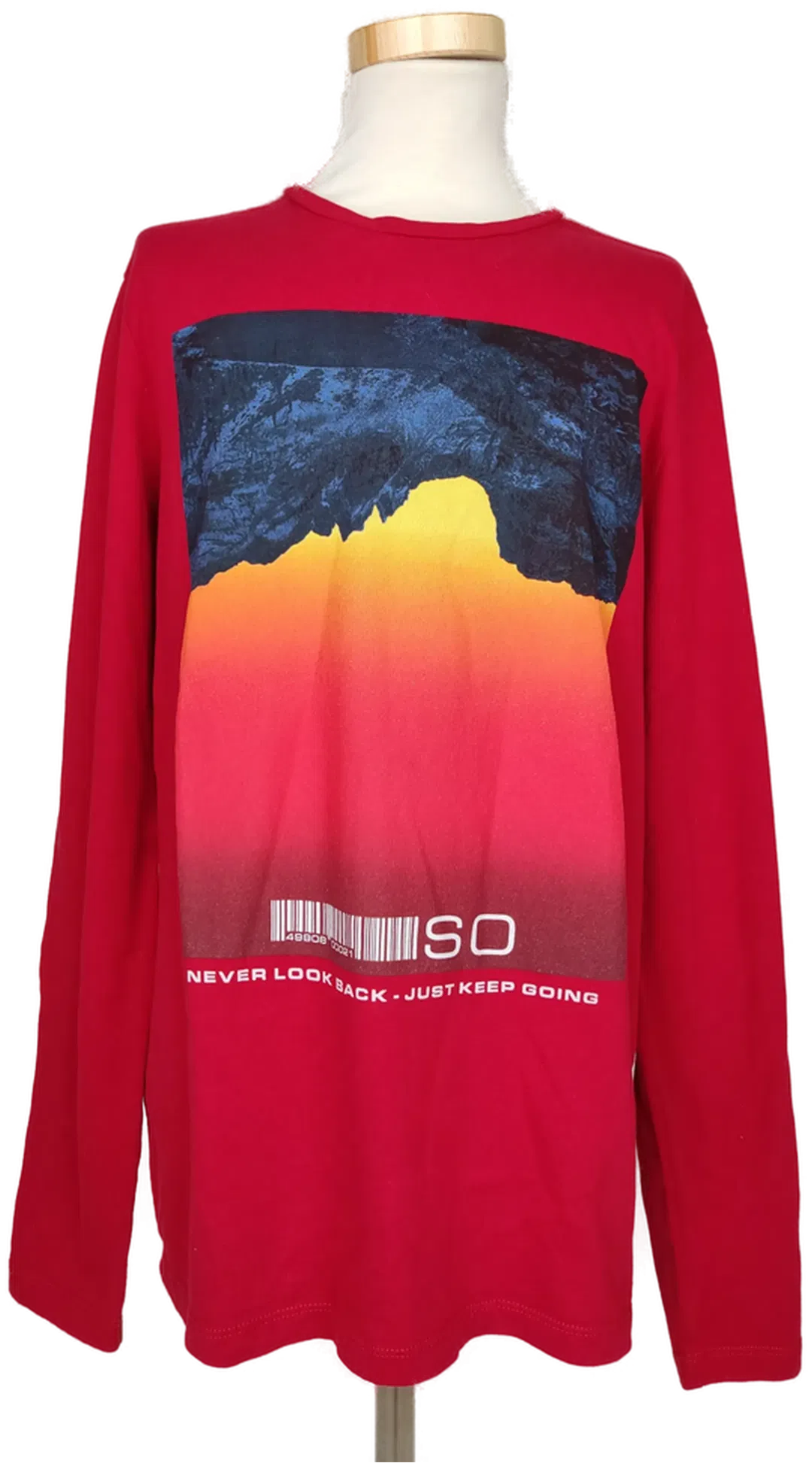 s'Oliver Kinder Longshirt rot bedruckt - L/164 - Bild 1