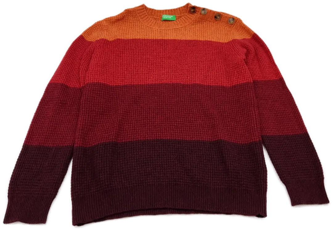 United Colors of Benetton Kinderpullover gemustert Gr. XS – Bild 1