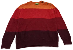 United Colors of Benetton Kinderpullover gemustert Gr. XS - Bild 1