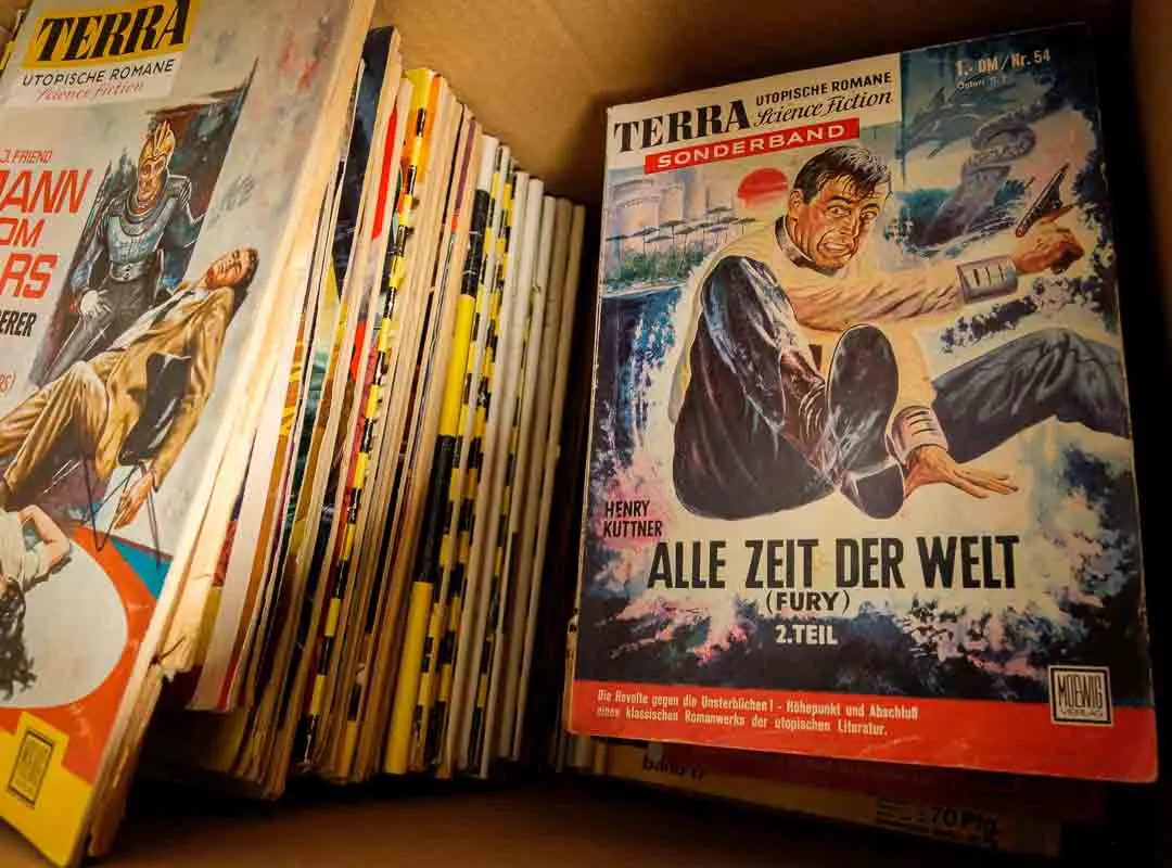 Vintage Pulp Fiction: eine Kiste voller "TERRA" Utopische Romane – 84 Hefte + 22 Extrabände + 18 Sonderbände (Moewig Verlag) – Bild 4