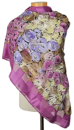 MANLIO BONETTI  Damen Halstuch - multicolor/ floral  - Bild 1