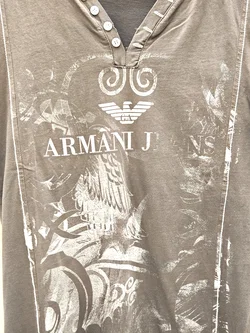  Emporio Armani Y2K Herren-Shirt, grau - gr. L  – Vorschau 4