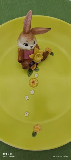 Goebel Porzellan-Osterschale Mit Hase Und Blüten | Frühlingsgrüße - Bild 7