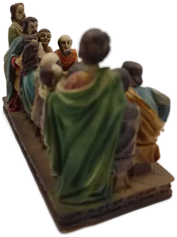 Statue aus Harz Letztes Abendmahl 15x6,5x9,5 cm - Bild 3