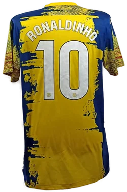 Nike Dri-Fit Barcelona Ronaldinho La Liga Fußball Spotify Trikot mehrfarbig Gr. XL - Bild 2