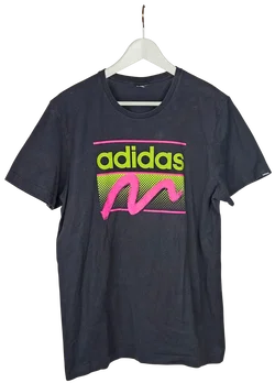 Adidas Herren T-Shirt, schwarz - Gr. M  - Bild 1