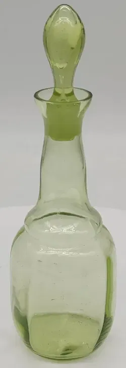 Glas Flasche mit Stöpsel Grün ca 21cm Öl/Essig - Bild 2
