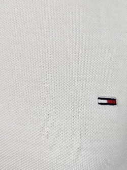 TOMMY JEANS Damen Poloshirt, weiß - Gr. L  - Bild 5