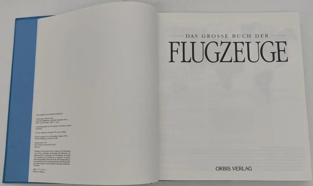 Buch "Das grosse Buch der Flugzeuge" Orbis Verlag von 1988 – Bild 3