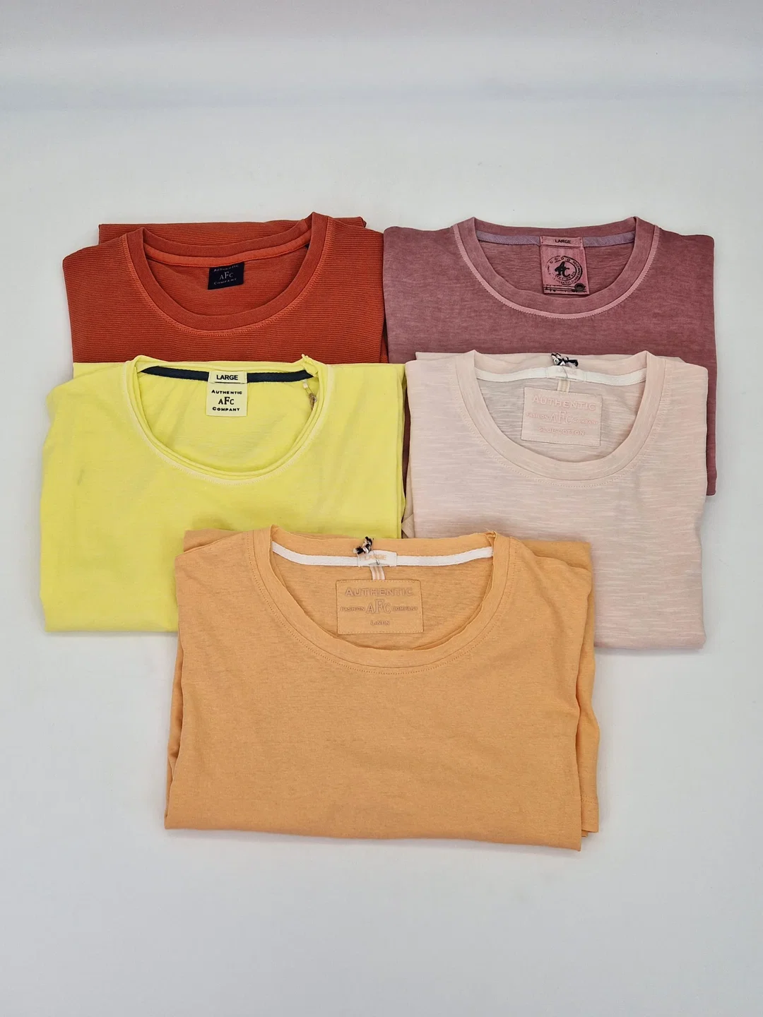 Herren T-Shirts Basic 1 - 5er Pack - Größe L - Bild 4