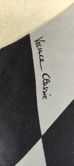 Versace Midikleid Asymmetrisch Seide One-Shoulder | Party-Ikone - Bild 9