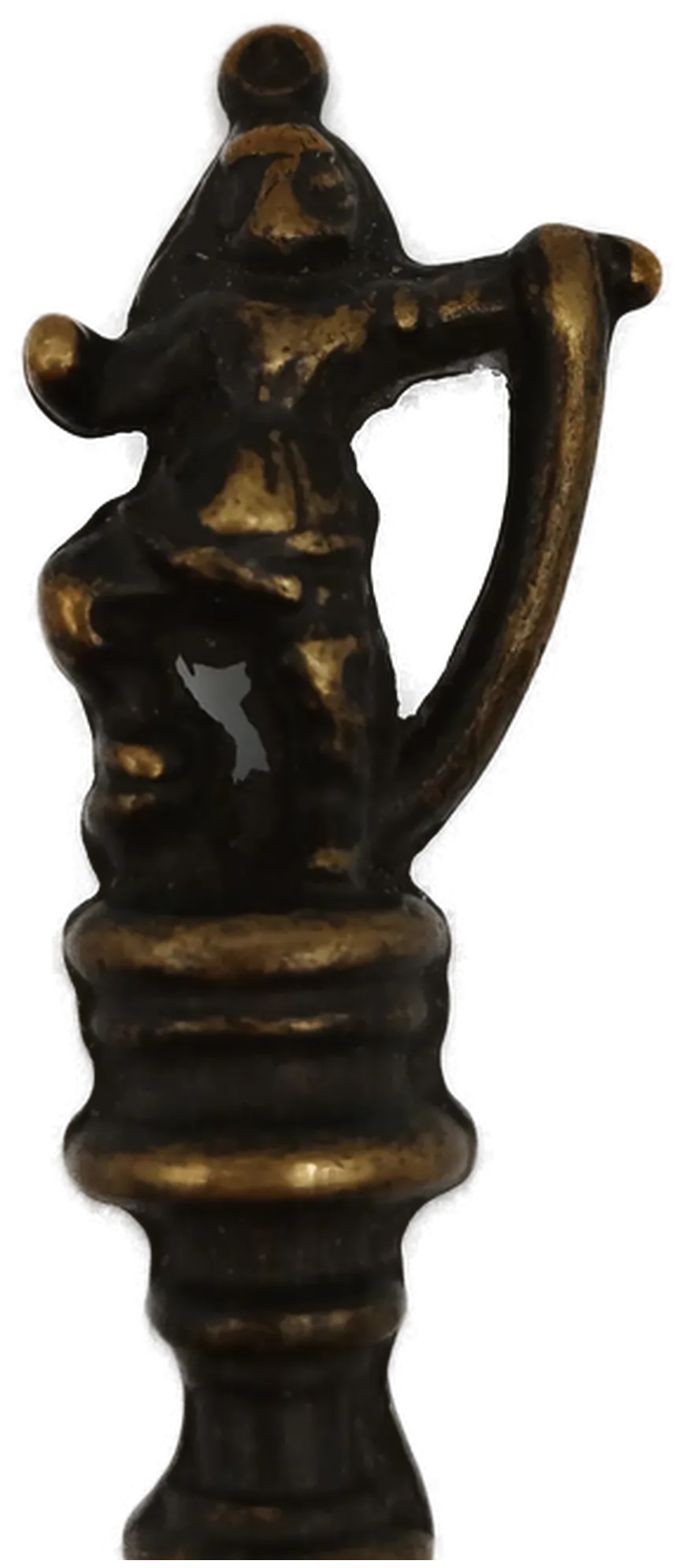 Alter indischer Bronze-Löffel - ca. 16cm – Bild 3