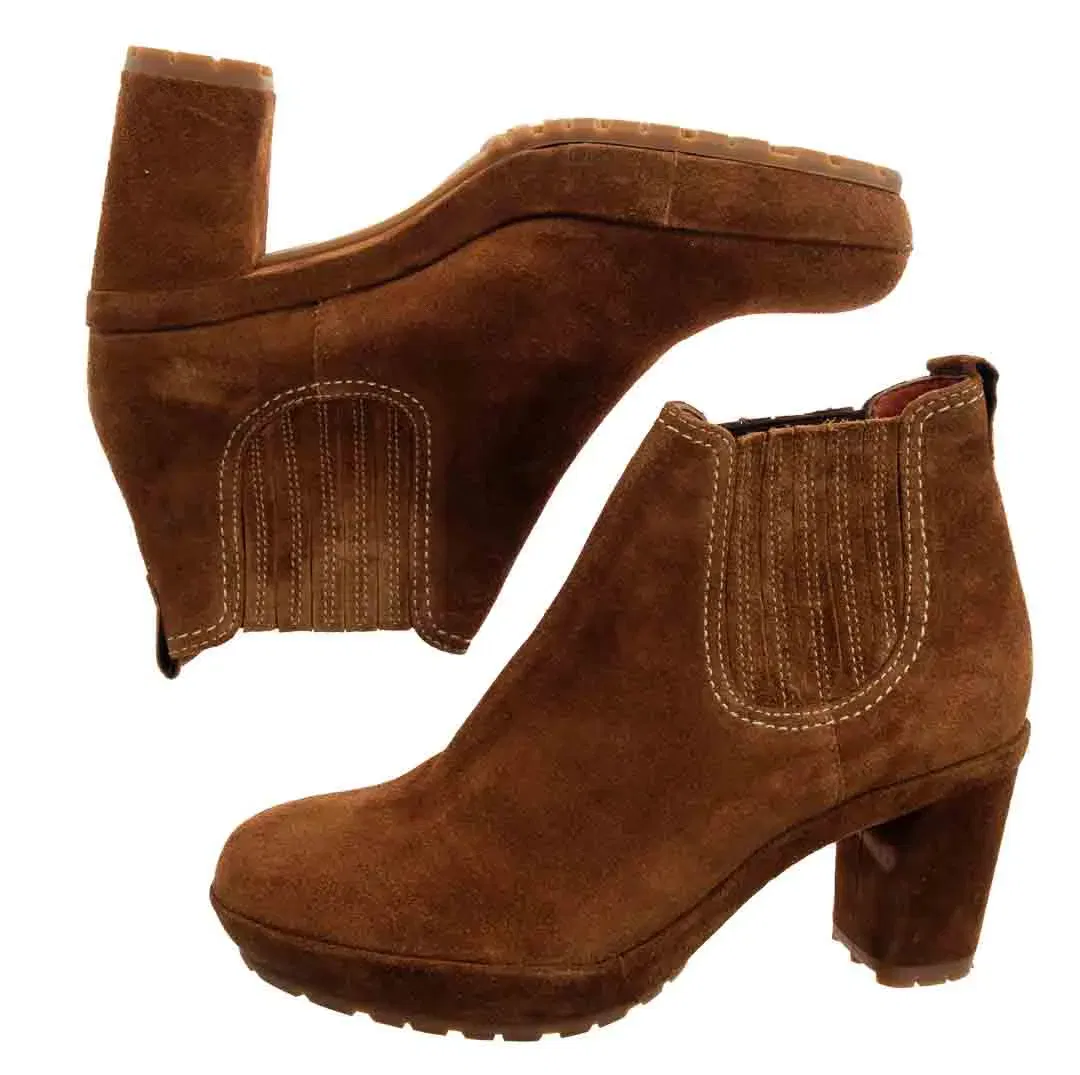 HÖGL Damen Stiefeletten / Boots in braun, Größe 36 - Bild 1