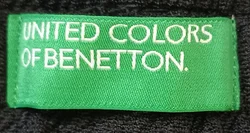 United Colors of Benetton Damen Jogginghose schwarz gemustert Gr. L/G – Vorschau 3