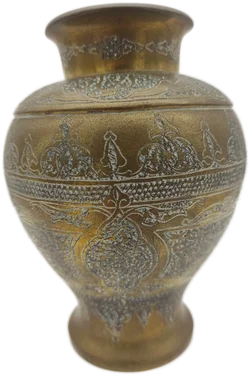 Islamische Arabische Kalligraphie Messingvase | Handgravierter Orientalische Charme - Bild 5