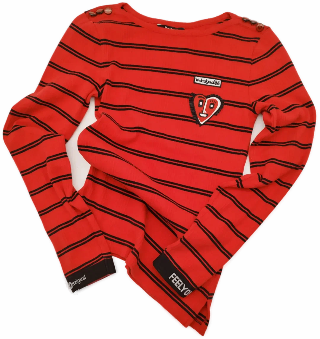 Gestreiftes Langarmshirt Desigual | Vielseitiges Alltagsstück - Bild 1