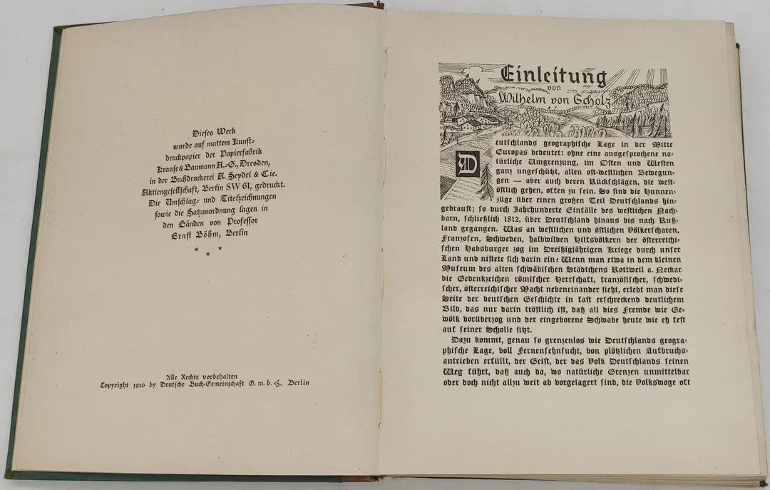 Buch "Deutsche Heimat" Bilder aus Stadt u. Land Band 3 von 1927  – Bild 3