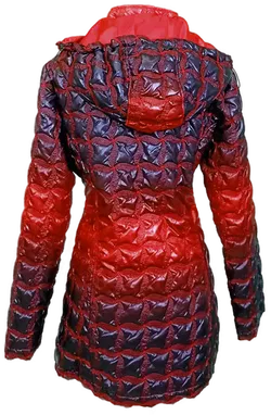 Pause Cafe Damen Mantel schwarz/rot Gr. 42 - Bild 2