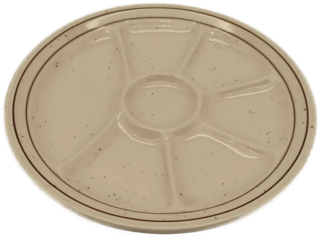 6 Fondueteller, France, Keramik - Bild 1