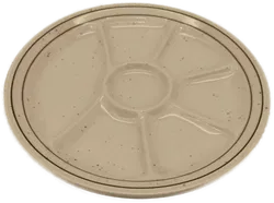 6 Fondueteller, France, Keramik - Bild 1