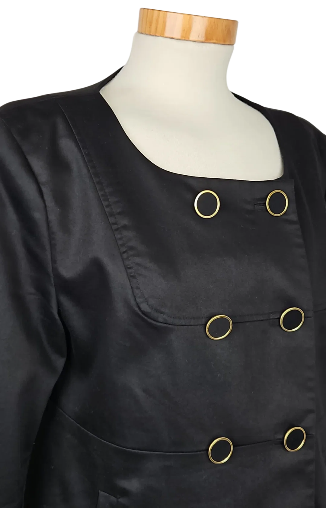 H&M Damen Blazer, schwarz - Gr. XXL  – Bild 5
