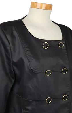 H&M Damen Blazer, schwarz - Gr. XXL  - Bild 5