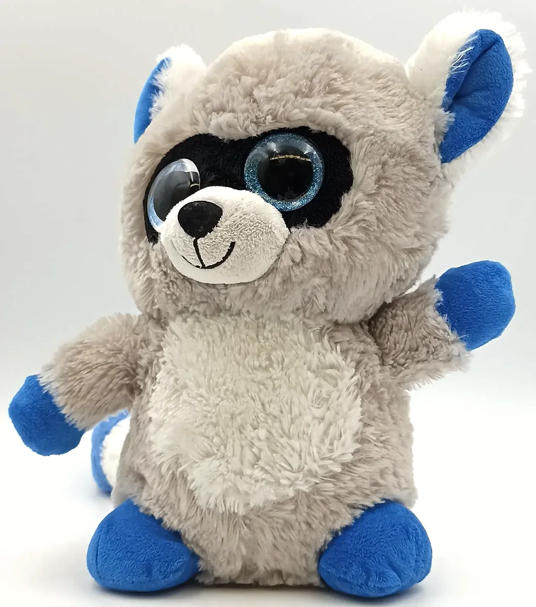 Plüsch Waschbär mit Glitzeraugen  – Bild 2