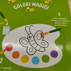 Malbuch mit integrierten Wasserfarben, Märchenmotive  - Bild 2