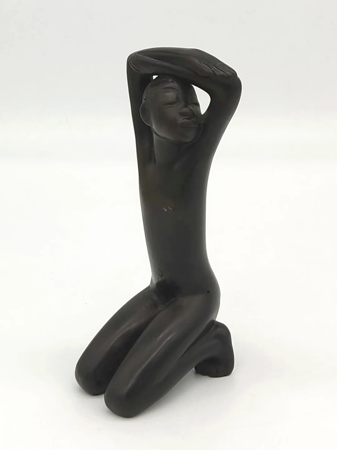 Vintage Kleine Keramikfigur Afrikaner – Bild 3