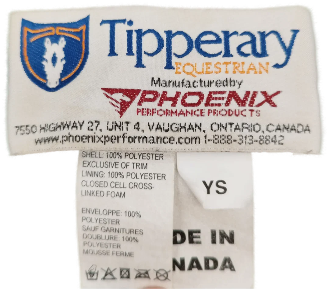 Tipperary Equestrian Kinder-Reitweste - Made in Canada – Bild 2