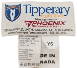Tipperary Equestrian Kinder-Reitweste - Made in Canada – Vorschau 2