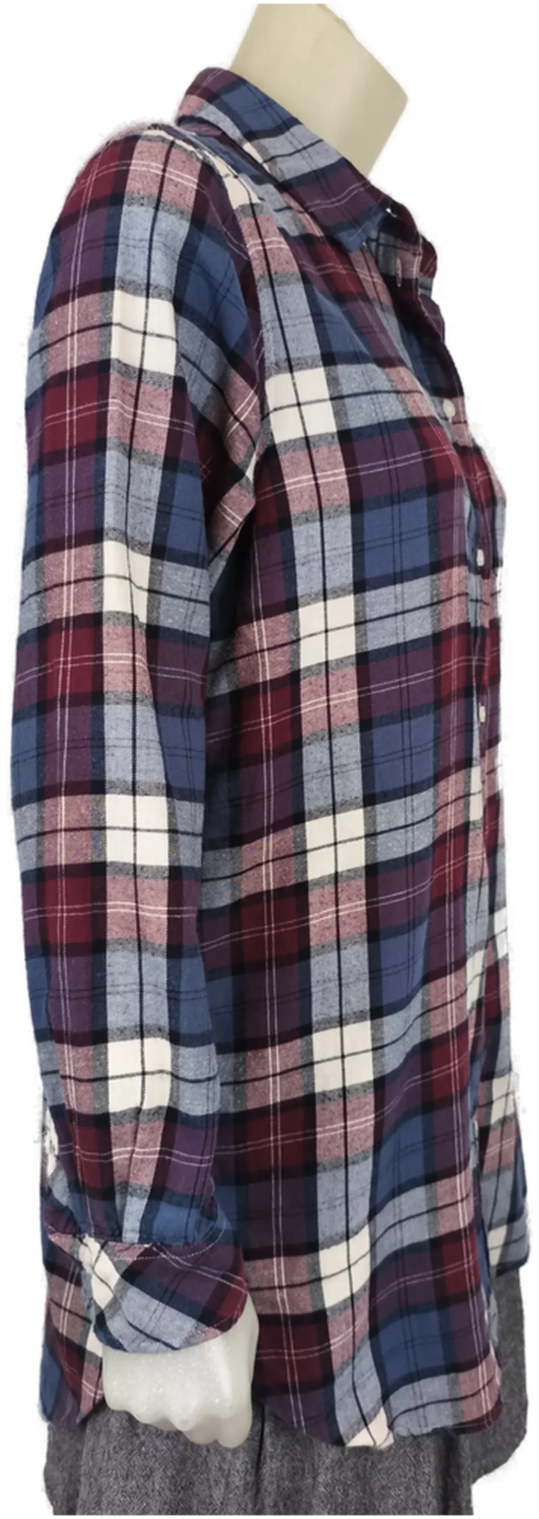 H&M, Flanellhemd Damen, Gr. 38, Country – Bild 2