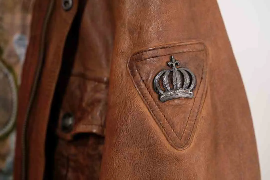 Lederjacke der Marke Harald Glööckler "Travel Adventure" EXCLUSIVE for engbers XXXL – Bild 3