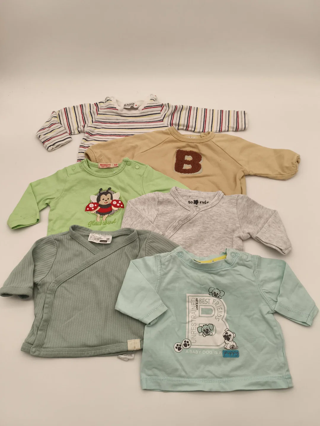 5 Stk. Baby- Oberteile, Shirts, Gr. 50/56 – Bild 3