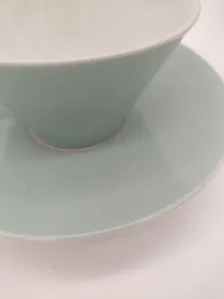 Lilien Porzellan Kaffeetasse DAISY 18 - graublau - Bild 7