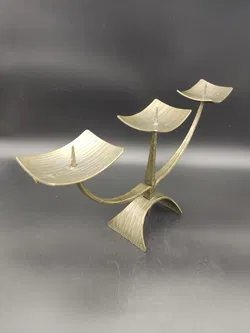 Edler Metall-Kerzenständer für 3 Kerzen - Bild 3