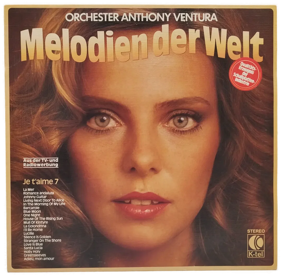 LP Orchester Anthony Ventura (1978) – Internationale Melodien | Retro - Bild 2