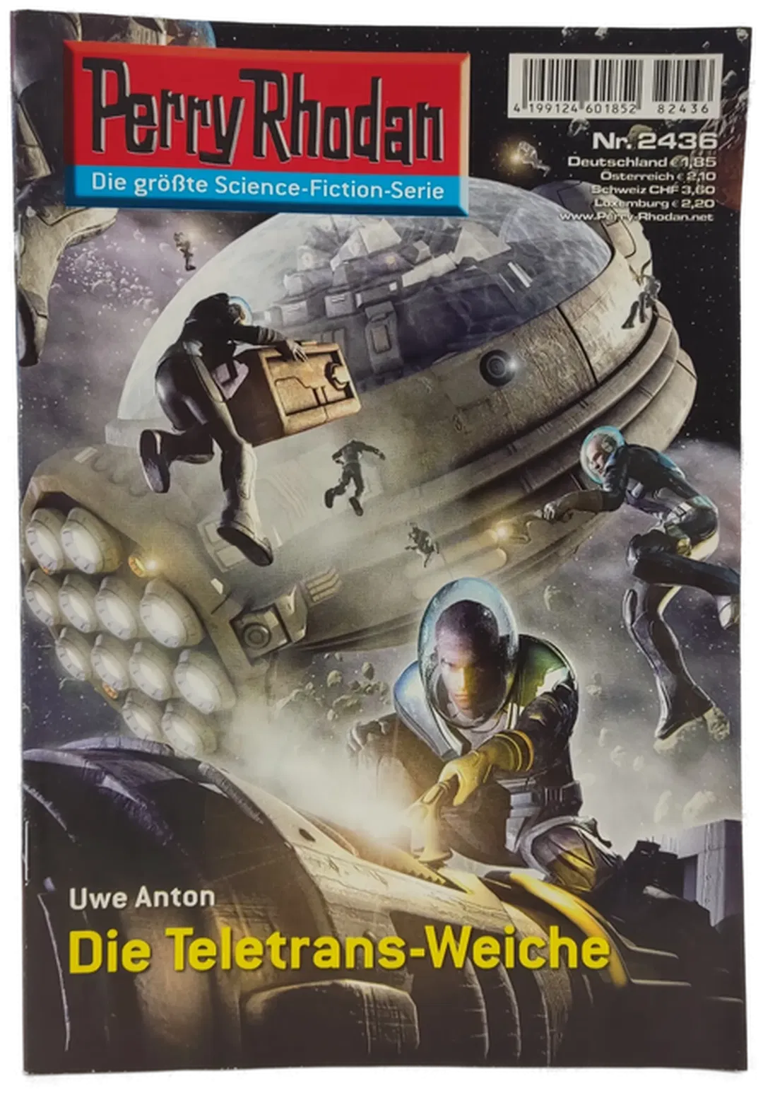 Romanheft Perry Rhodan Die Teletrans-Weiche Erstauflage Nr. 2436 - Bild 2